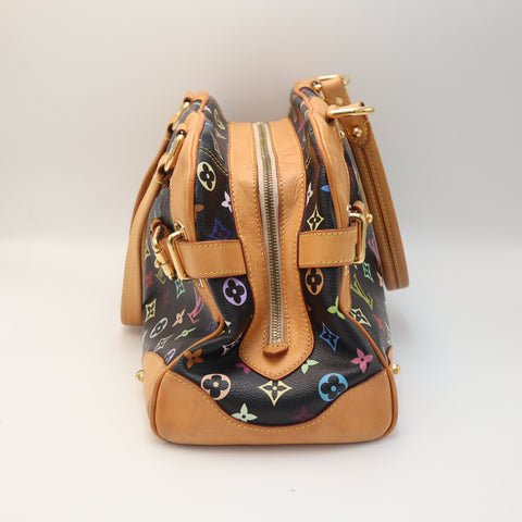 Pre-Owned #1807 Louis Vuitton Monogram Multi Color Claudia Hand Bag M40194