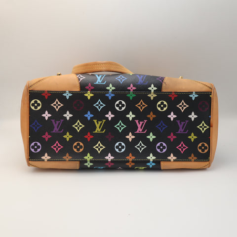 Pre-Owned #1807 Louis Vuitton Monogram Multi Color Claudia Hand Bag M40194