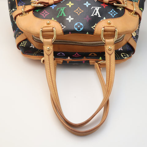 Pre-Owned #1807 Louis Vuitton Monogram Multi Color Claudia Hand Bag M40194