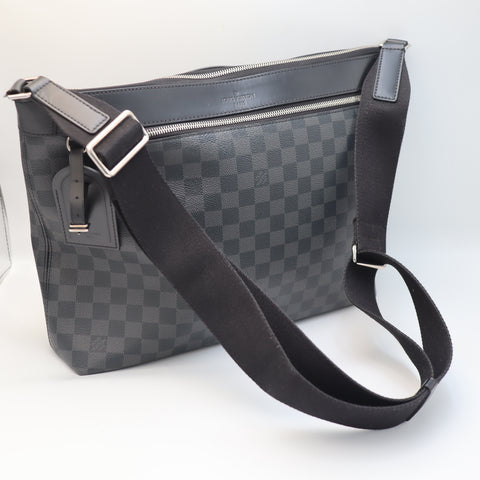 Pre-Owned #1816 Louis Vuitton Damier Graphite Mick MM NM Crossbody Bag N40004