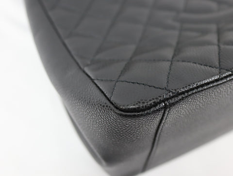 Pre-Owned #580501 CHANEL Matelasse GST Chain Tote Bag Caviar Skin Gold A50995