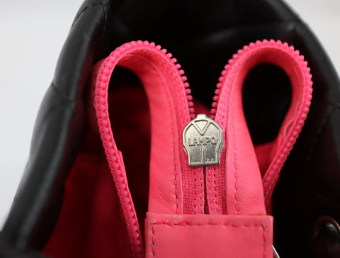 Pre-Owned #577989 CHANEL Cambon line Medium Tote Bag A25167 Lamb skin Black