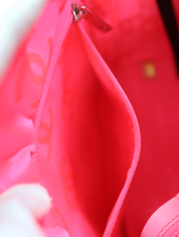 Pre-Owned #577989 CHANEL Cambon line Medium Tote Bag A25167 Lamb skin Black