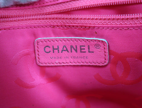 Pre-Owned #81351 CHANEL Cambon Line Bowling Shoulder Bag Lamb skin A25171