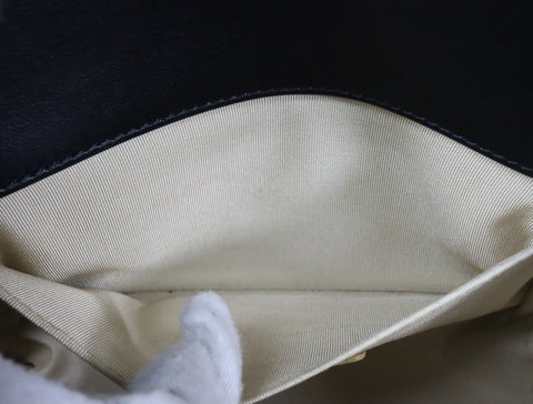 Pre-Owned #20086 CHANEL Boy Chanel Small chain Shoulder Bag Lamb skin A67086