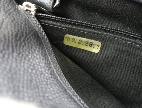 Pre-Owned #75432 CHANEL Matelasse GST Chain Tote Bag Caviar Skin Silver A50995