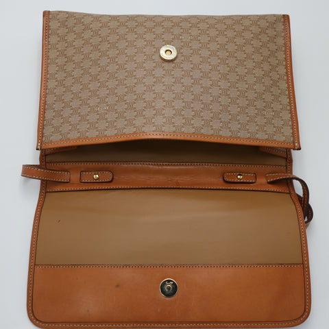 Pre-Owned#0493 celine Brown Shoulder Bag