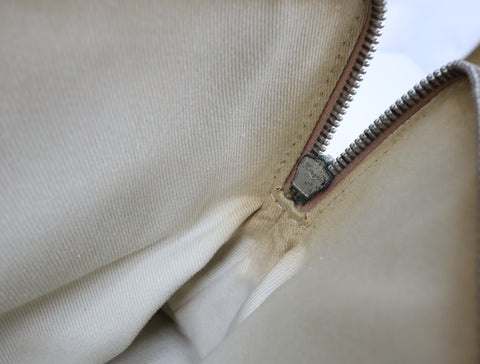 Pre-Owned #13074 CHANEL Matelasse Chain shoulder Tote Bag A67294 Beige Caviar Skin