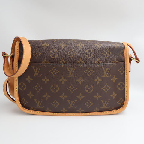 Pre-Owned #BP72102 Louis Vuitton Monogram Sologne Crossbody Bag Brown M42250