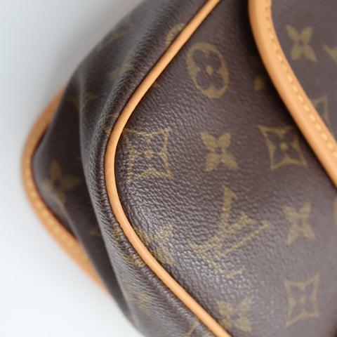 Pre-Owned #BP72102 Louis Vuitton Monogram Sologne Crossbody Bag Brown M42250