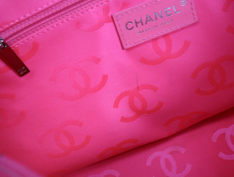 Pre-Owned #21900 CHANEL Cambon Line GM Tote Bag A25169 lambskin 