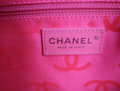 Pre-Owned #21900 CHANEL Cambon Line GM Tote Bag A25169 lambskin 