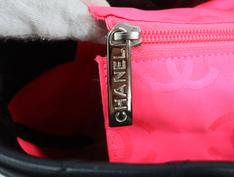 Pre-Owned #21900 CHANEL Cambon Line GM Tote Bag A25169 lambskin 