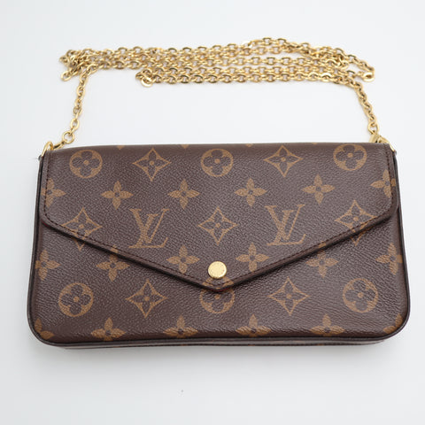 Pre-owned #71171 Louis Vuitton crossbody with pouch