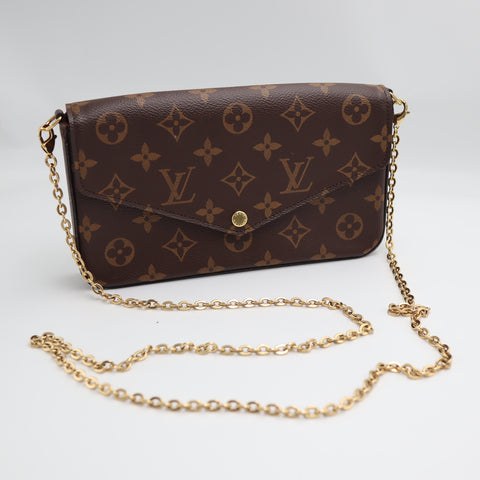 Pre-owned #71171 Louis Vuitton crossbody with pouch