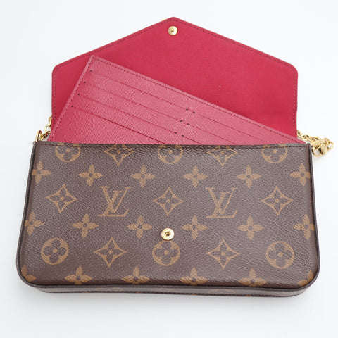 Pre-owned #71171 Louis Vuitton crossbody with pouch