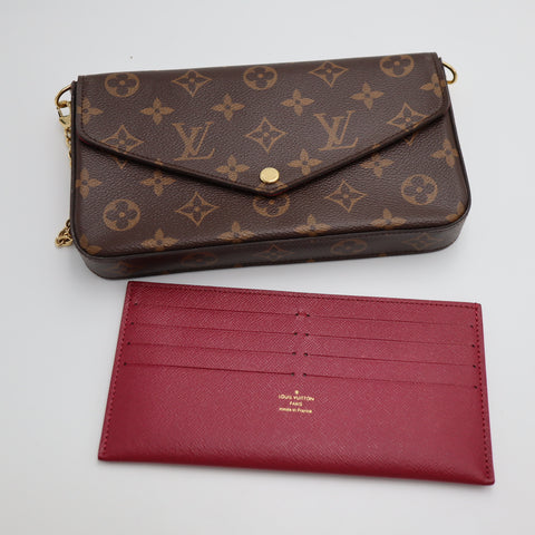 Pre-owned #71171 Louis Vuitton crossbody with pouch