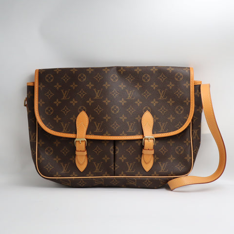 Pre-Owned #BP30456 Louis Vuitton Monogram Gibesiere GM Messenger Shoulder Bag M42249
