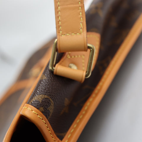 Pre-Owned #BP30456 Louis Vuitton Monogram Gibesiere GM Messenger Shoulder Bag M42249