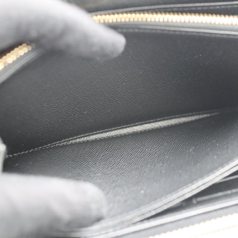 Pre-owned #71210  LouisVuitton Epi zippy wallet  black Final sale