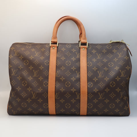 Pre-Owed # 28968 Louis Vuitton Monogram Keepall 45cm M41428