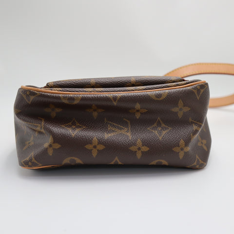 Pre-Owned #71203 Louis Vuitton Monogram iva Cite PM  Crossbody Shoulder Bag Brown M51165