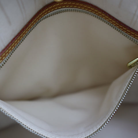 Pre-Owned #BP R05205 Louis Vuitton Damier Azur Neverfull MM Tote Bag N51107