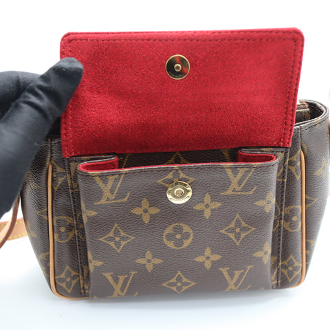 Pre-Owned #71203 Louis Vuitton Monogram iva Cite PM  Crossbody Shoulder Bag Brown M51165