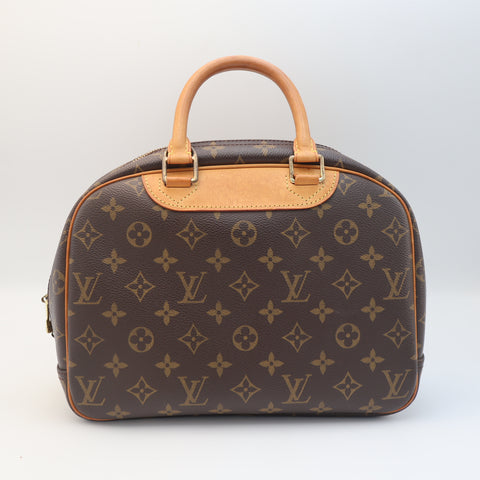 Pre-Owned #1821 Louis Vuitton Monogram Trouville Hand Bag M42228