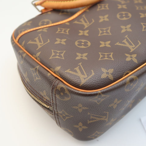 Pre-Owned #1821 Louis Vuitton Monogram Trouville Hand Bag M42228