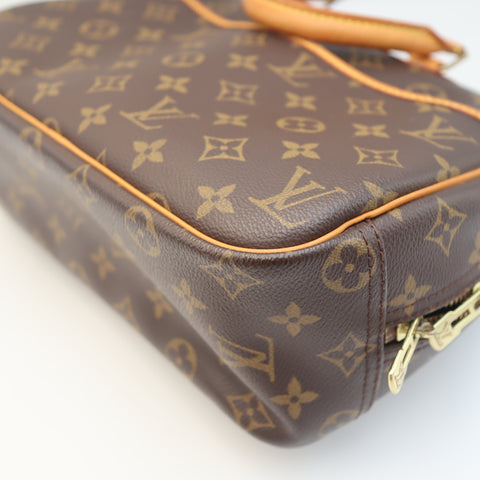 Pre-Owned #1821 Louis Vuitton Monogram Trouville Hand Bag M42228