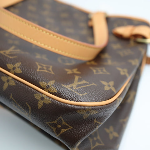 Pre-Owned #BP7228 Louis Vuitton Monogram Batignolles Horizontal Tote Bag M51154