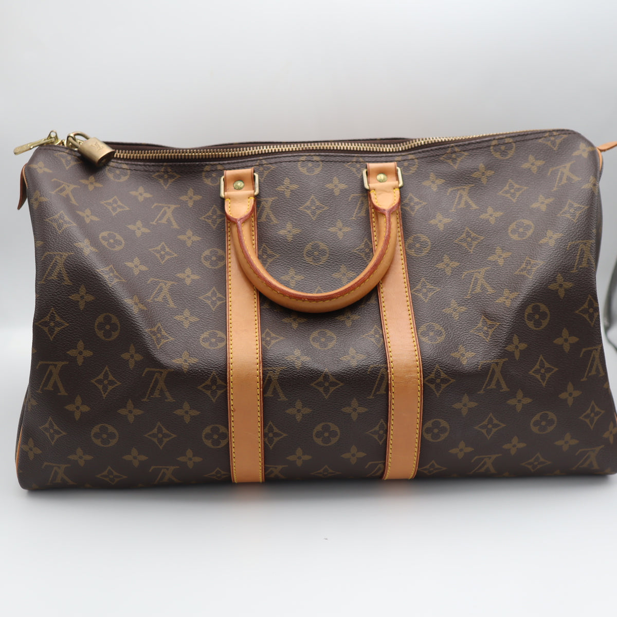 Pre-Owned #29554 Louis Vuitton Monogram Keepall 45 Travel Bag Boston Bag M41428