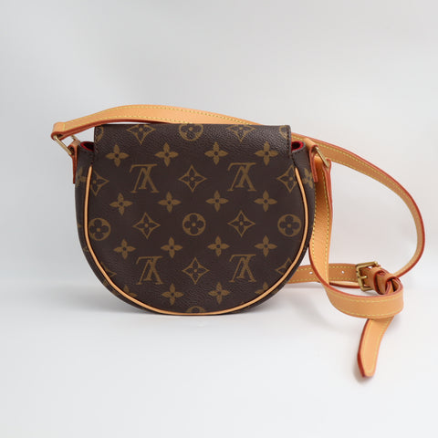 Pre-Owned #BPR052210 Louis Vuitton Monogram Tambourine Crossbody Bag M51179