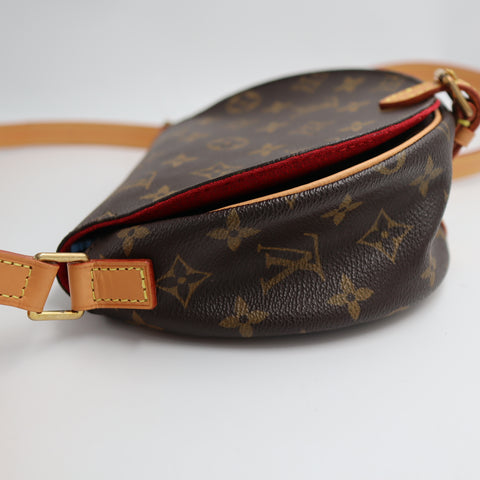 Pre-Owned #BPR052210 Louis Vuitton Monogram Tambourine Crossbody Bag M51179