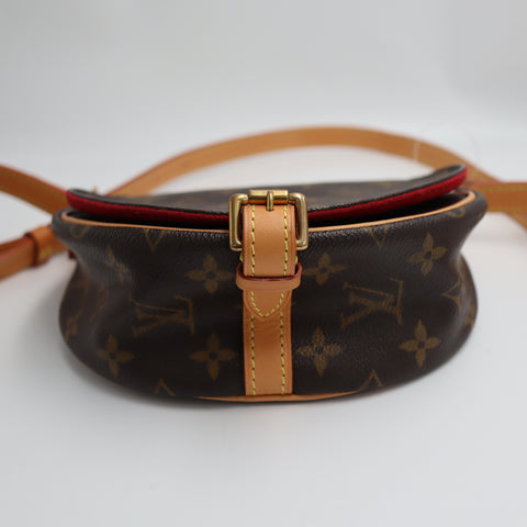 Pre-Owned #BPR052210 Louis Vuitton Monogram Tambourine Crossbody Bag M51179