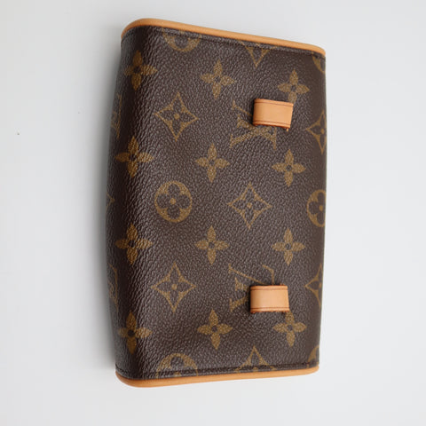 Pre-Owned #71199 Louis Vuitton Monogram Pochette Florentine clutch bag No waist belt M51855