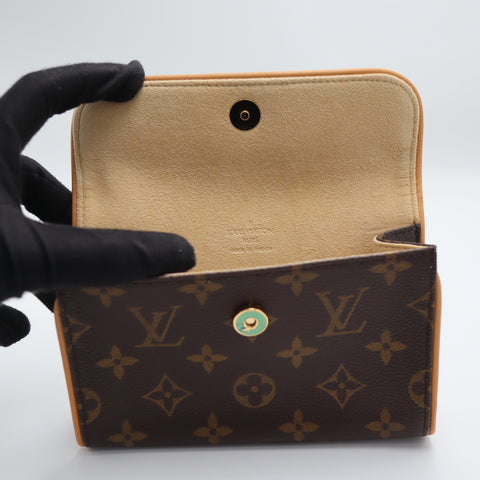 Pre-Owned #71199 Louis Vuitton Monogram Pochette Florentine clutch bag No waist belt M51855