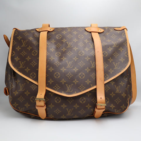 Pre-Owned #71190 Louis Vuitton Monogram Saumur 43 Cross body Shoulder Bag M42252