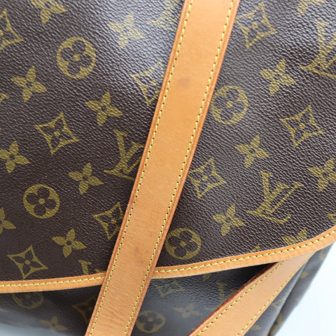 Pre-Owned #71190 Louis Vuitton Monogram Saumur 43 Cross body Shoulder Bag M42252