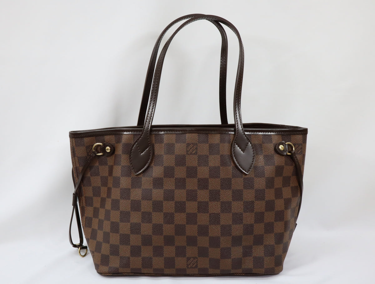 Pre-Owned #BP34-2 Louis Vuitton Damier Neverfull PM Tote Bag N51109