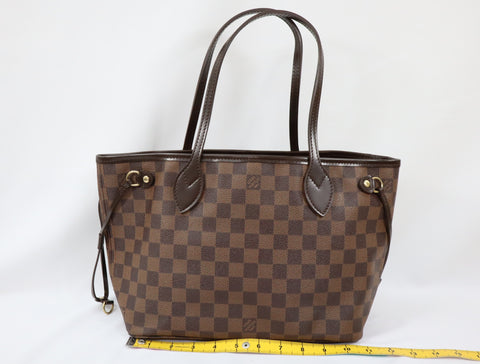Pre-Owned #BP34-2 Louis Vuitton Damier Neverfull PM Tote Bag N51109