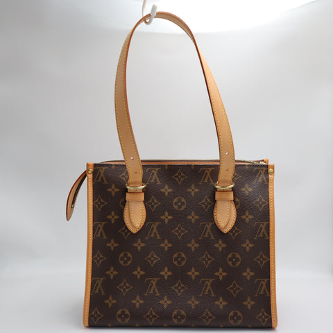 Pre-Owned #71246 Louis Vuitton Monogram  Popincourt Haut Totebag Brown M40007