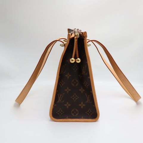 Pre-Owned #71246 Louis Vuitton Monogram  Popincourt Haut Totebag Brown M40007