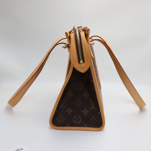 Pre-Owned #71246 Louis Vuitton Monogram  Popincourt Haut Totebag Brown M40007