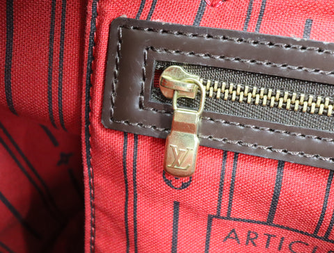 Pre-Owned #BP34-2 Louis Vuitton Damier Neverfull PM Tote Bag N51109