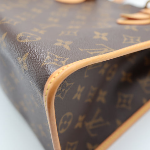 Pre-Owned #71246 Louis Vuitton Monogram  Popincourt Haut Totebag Brown M40007