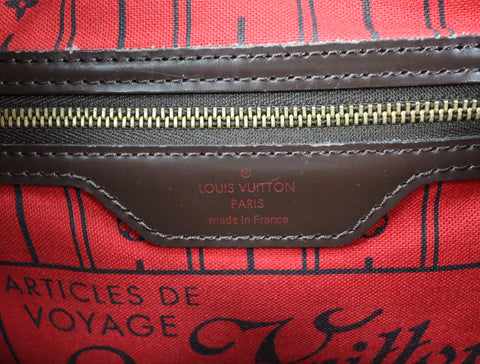 Pre-Owned #BP34-2 Louis Vuitton Damier Neverfull PM Tote Bag N51109