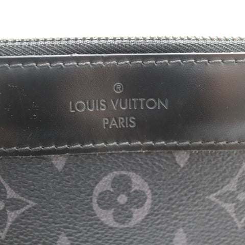 Pre-Owned #71247 Louis Vuitton Monogram Eclipse Pochette Discovery Clutch Bag M62291