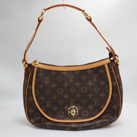 Pre-Owned #71245 Louis Vuitton Monogram Tulum PM Shoulder bag Brown M40076